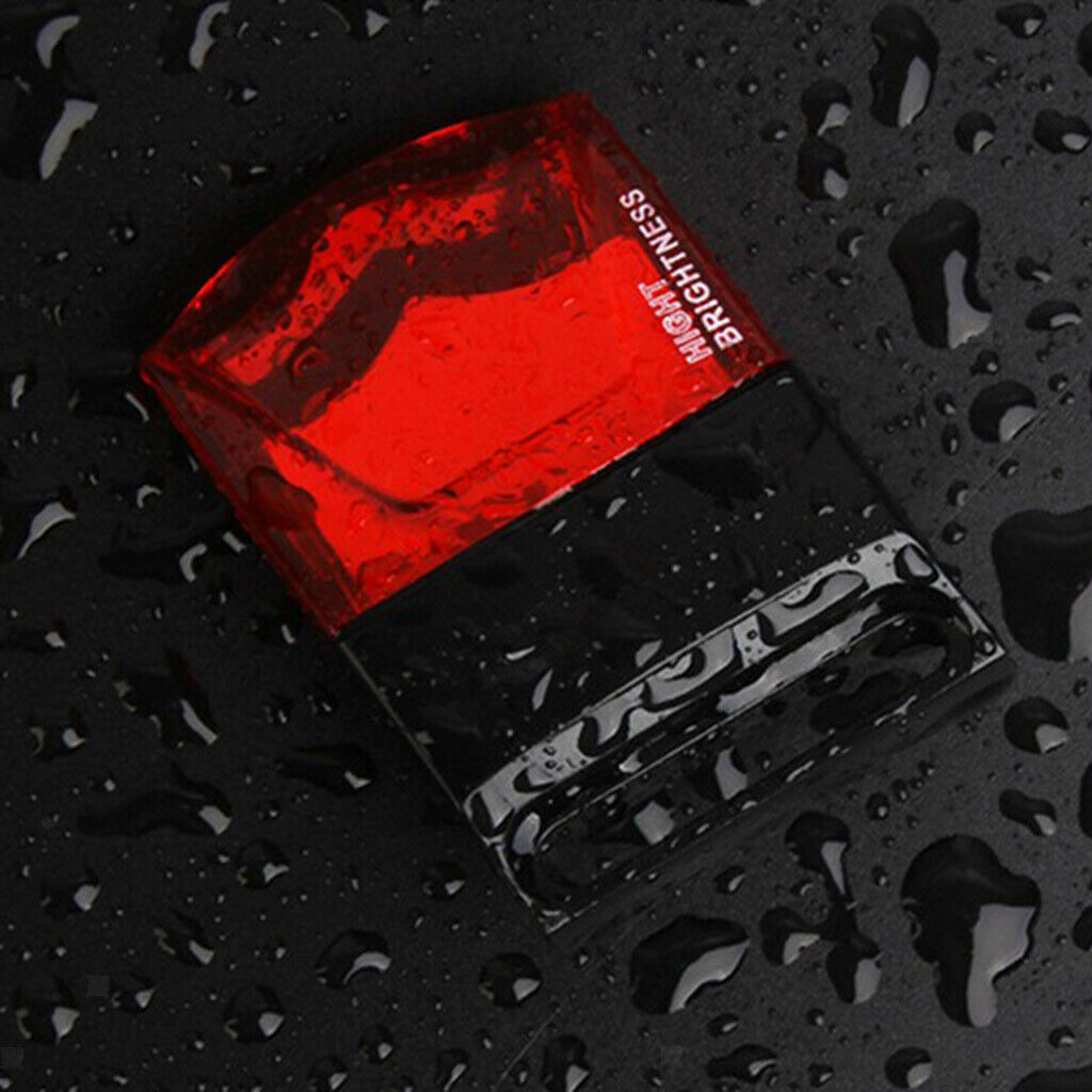 Bicycle Rear Light Magnet Induction LED Bike Tail Light No Battery Self-powered