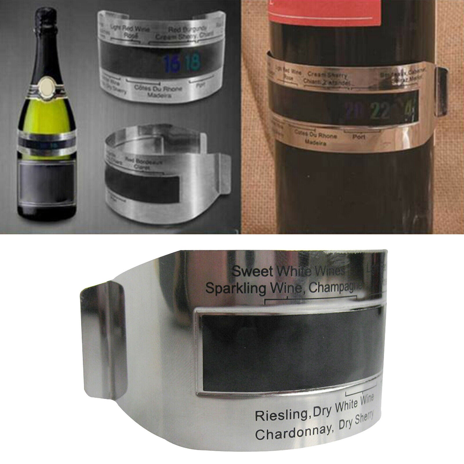 Portable Household Wine Thermometer for Red Wine Temperature Ranged 4~24â„ƒ
