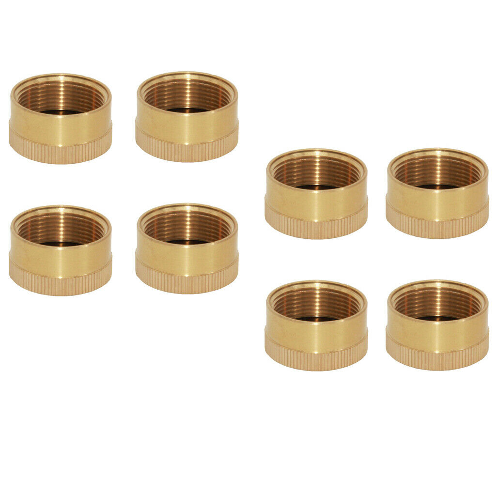 8pcs 1 LB Propane Brass  Refill Coupler Gas Bottle Tank Sealed Protective