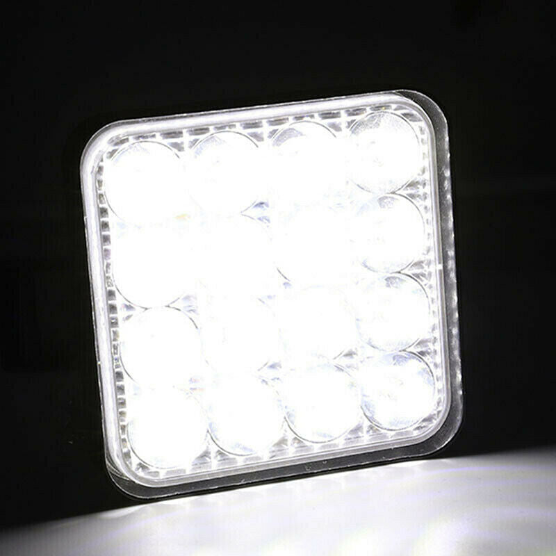 48W 16LED Work Light Flood Beam Bar Car ATV Off-Road Driving Fog Lamps12V/2y XC
