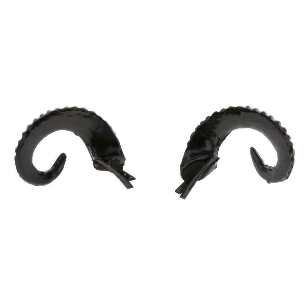 Fancy Ram Horns Dress Up Hairpins Headband Sheep Horn Halloween Present