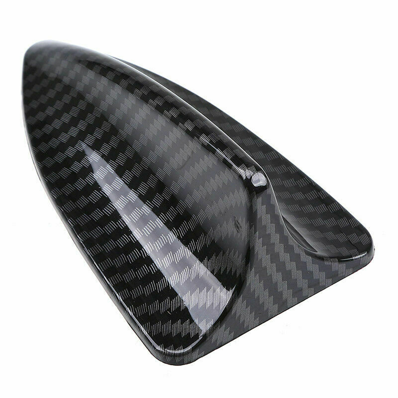 Carbon fiber Style Shark Fin Roof Antenna Car AUTO Decorative Aerial Universal