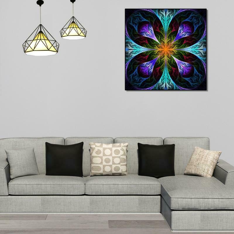 4 Pack DIY 5D Mandala Flowers Diamond Painting Kit Full Drill Rhinestone Picture