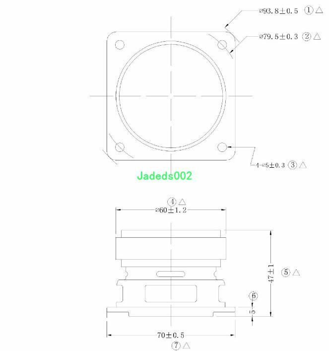 2pcs 2.75"inch 4Ω 10W Full-range speaker loudspeaker 4ohm audio Part Rubber edge