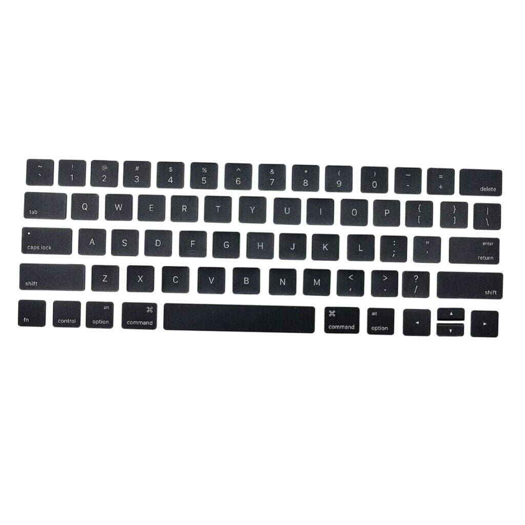 Replacement US Keyboard Key Caps Covers One Set for MacBook 15" A1707 16 17