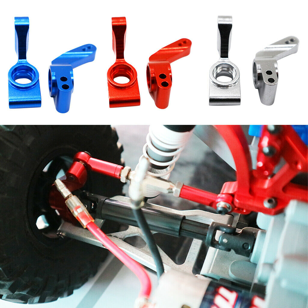 2WD Rear Hub Carrier Rear Arm Wheel Hub Carrier for 1/10 RC Car Red