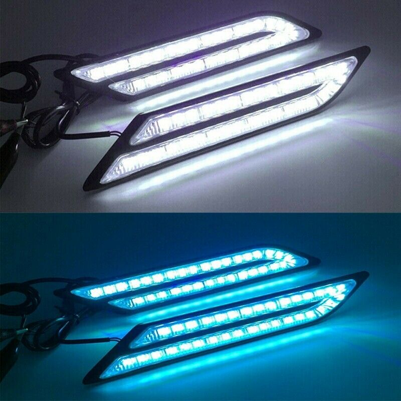 2X 5630 LED DRL Daytime Running Light Car Brake Stee Light Source Side Marker X8