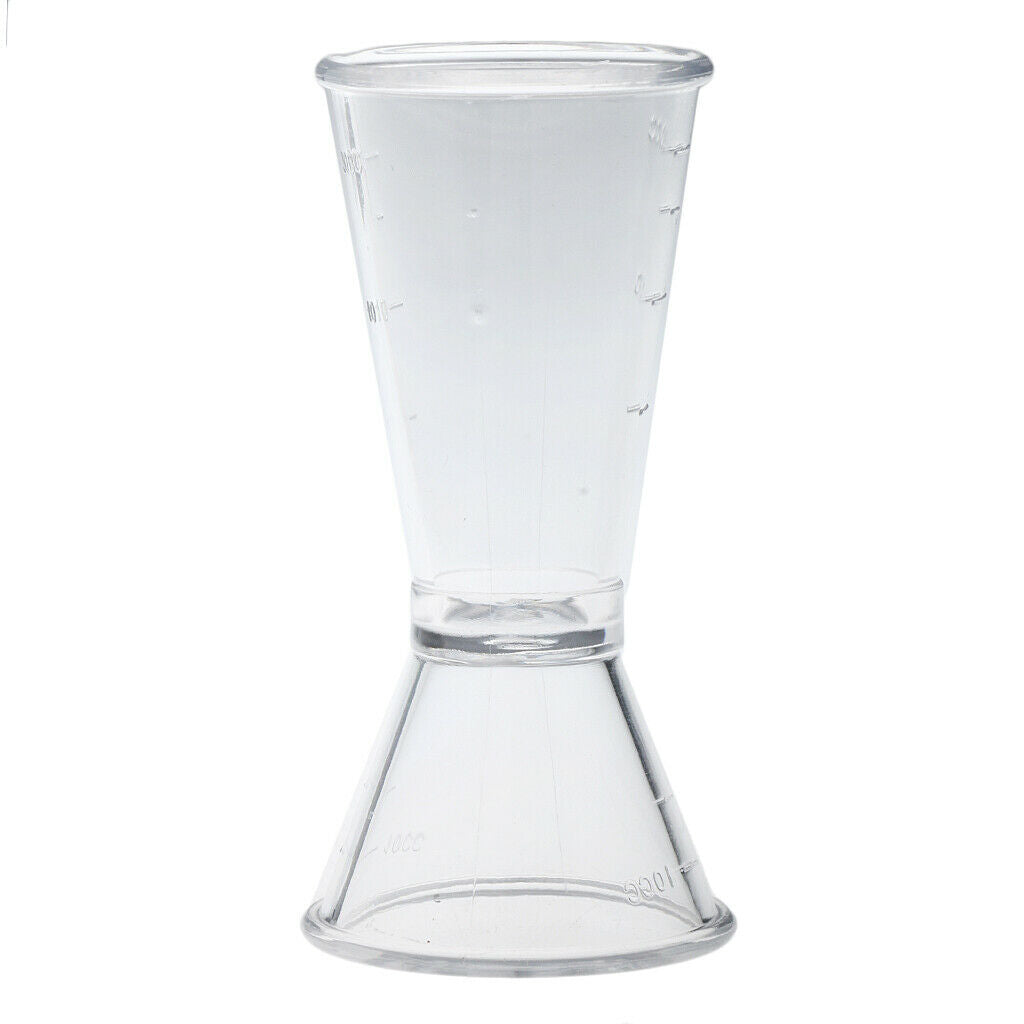 2 Piece Jigger Single Double Cocktail Wine Drink Measuring Cup for Bar Party