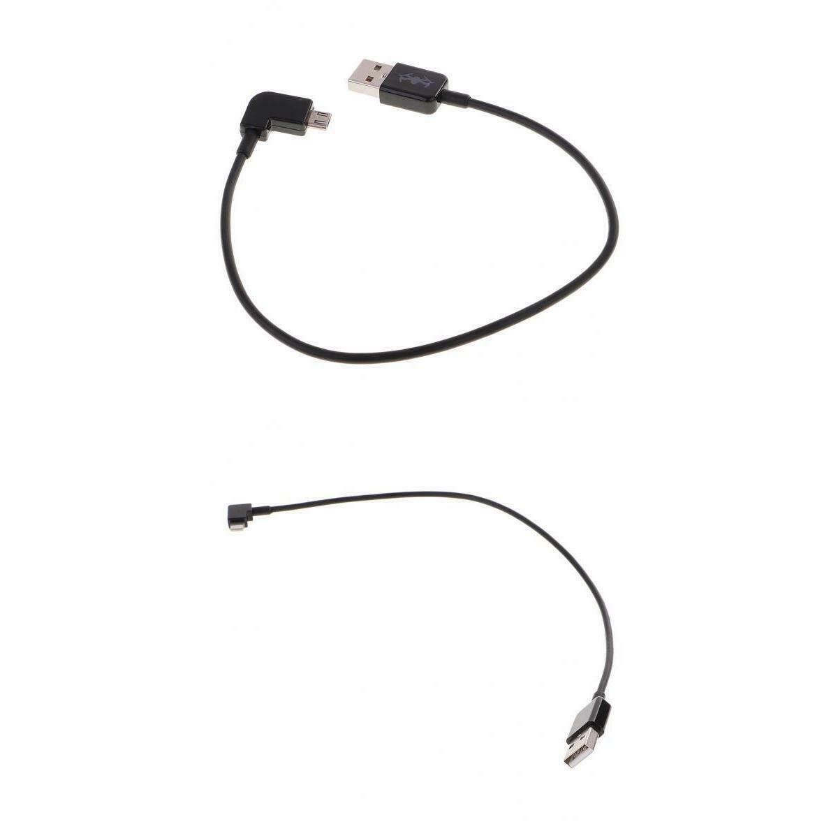 2 Pieces 30cm Micro USB RC Connector Cable to Smartphone Tablet for DJI Mavic