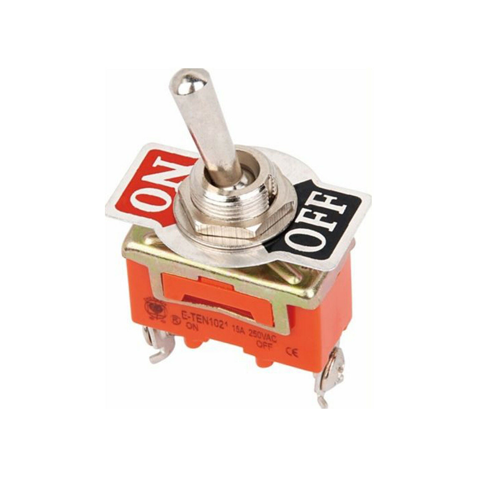 2Pcs E-TEN1021 2PIN ON-OFF Toggle Switch Rocker Switch Power Switch