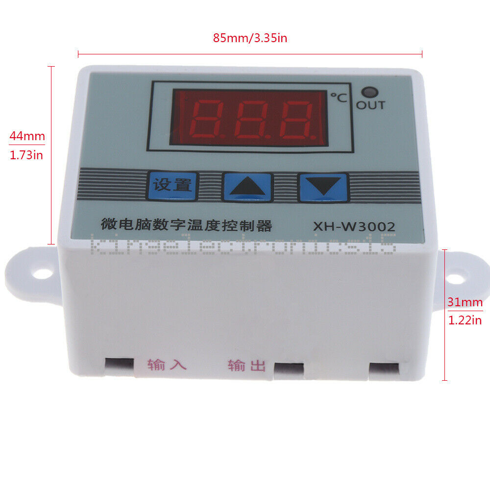 1PCS AC 110V-220V Digital LED Temperature Controller Microcomputer Thermostat
