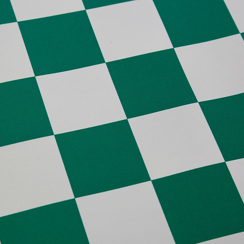 34.5x34.5cm chess board for children's educational games green & white col.l8