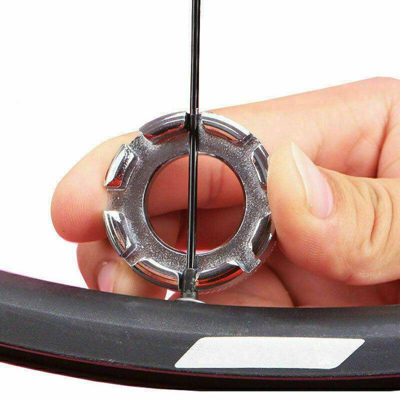 8 Way Bike/Cycle/Bicycle Spoke Key Push Wheel Rim Nipple Spanner Wrench Tools US