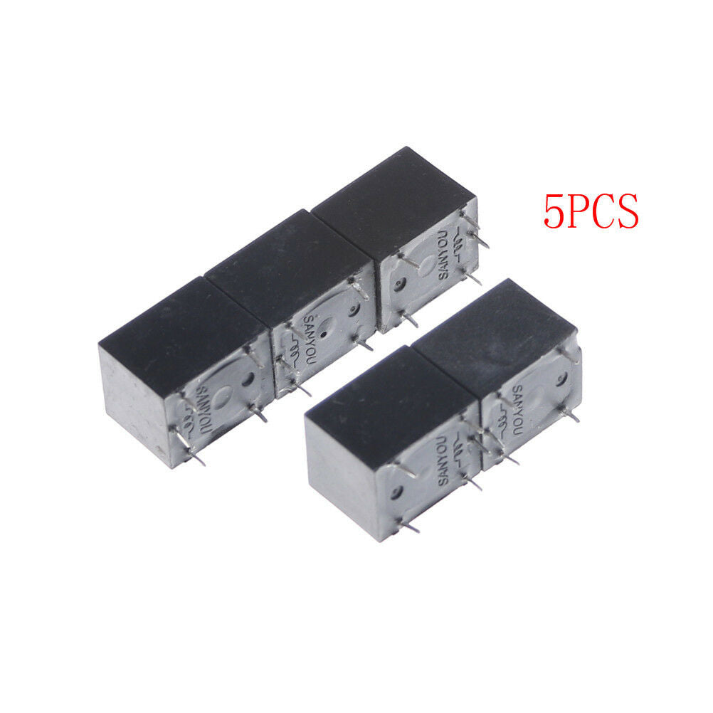 5Pcs SRD-S-112D  Mini Power Relay 12V DC.f XjSJCA