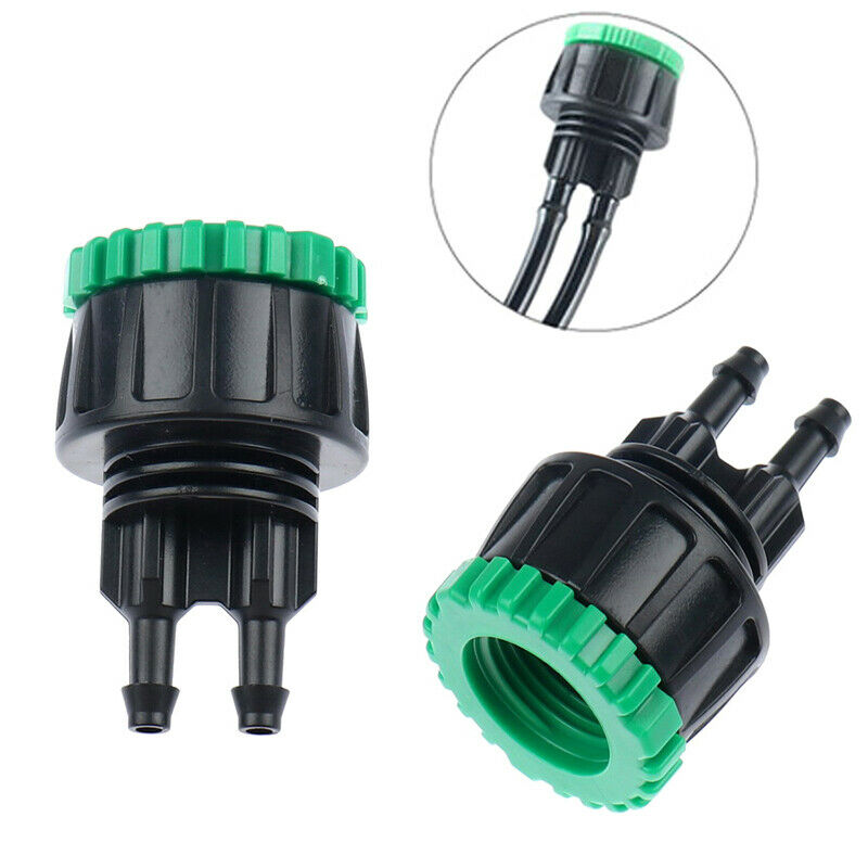 Garden hose 1/4" to 1/2" 3/4" Female Y connector irrigation 4/7 hose adapter