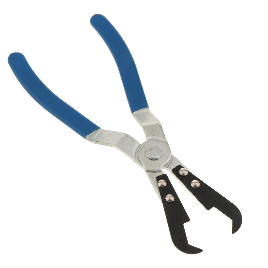 Car Blue 50# Steel Automotive Fastener Repair Plier Tool :Flat Bit Tongs