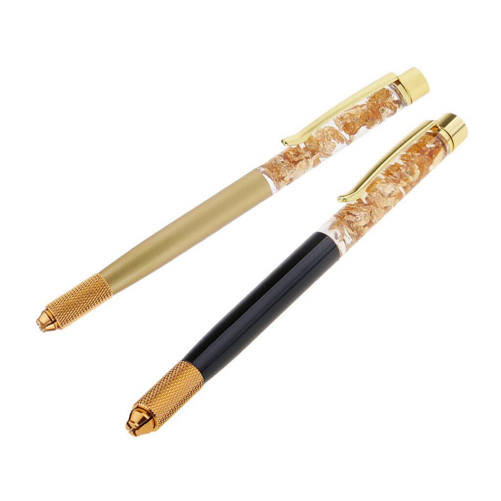 Brow Lip Eyeliner Manual Tattoo Pen Microblading Permanent Makeup Machine Black