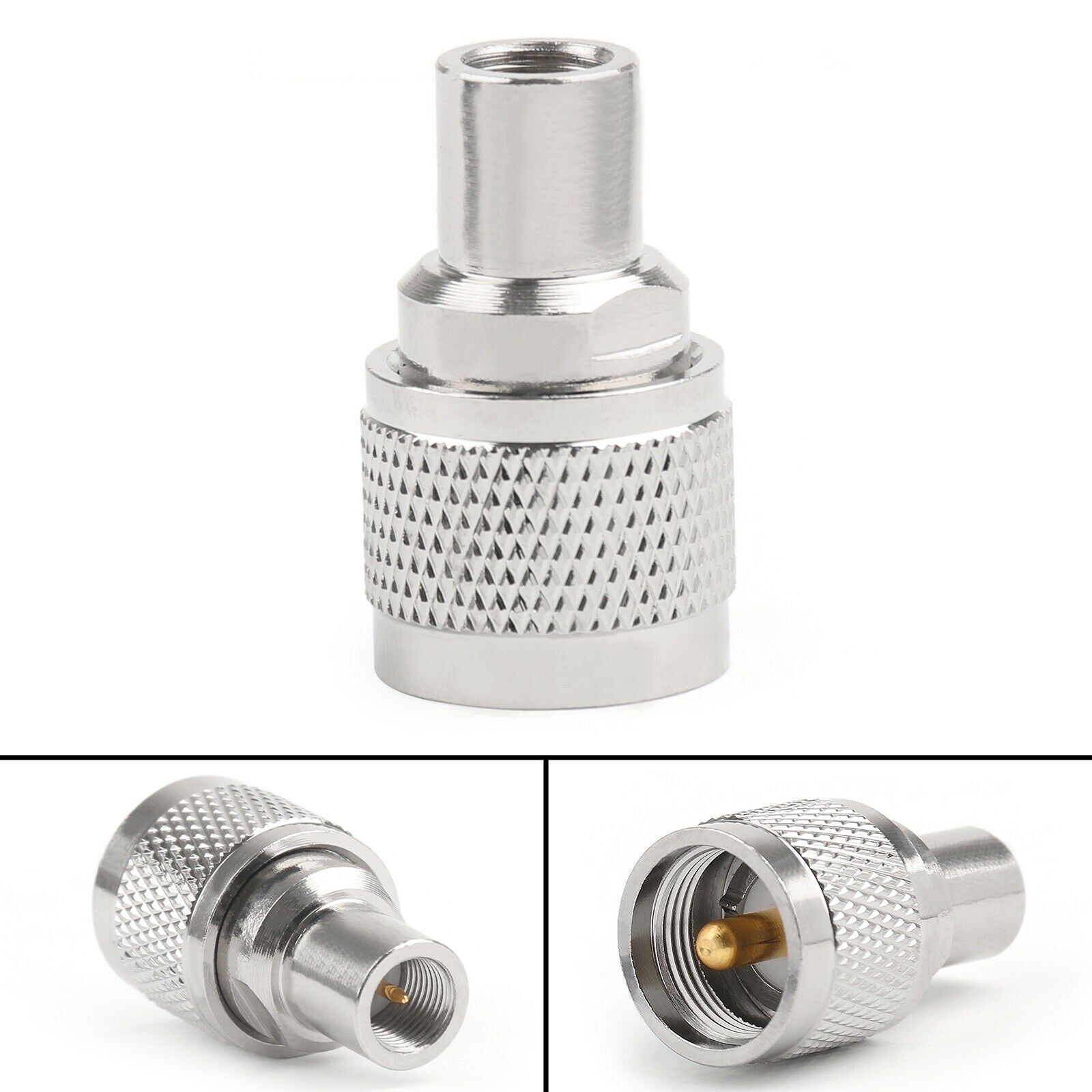 10pcs PL259 UHF Male Plug to FME Male Straight Connector RF Converter Adapter CA