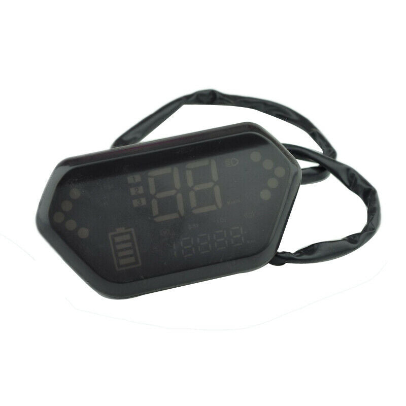 48V/60V/72V Electric Scooter LED Display Instrument + Bracket Speed Indicator