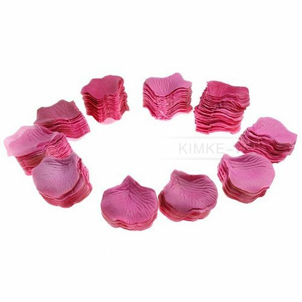 1000 Dusky Pink Silk Rose Petals Wedding Party Flowers