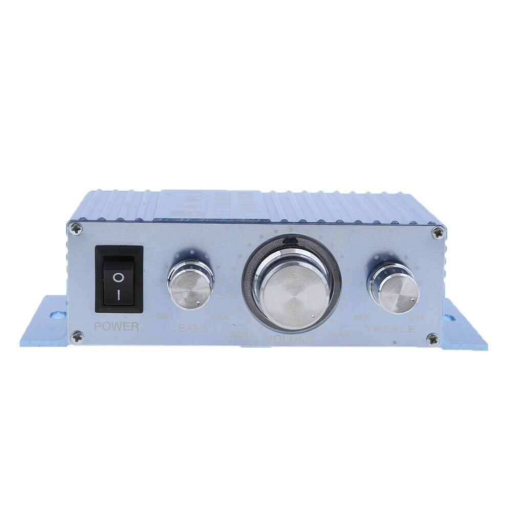 Car Vehicle Dual Channel Amplifier 180W+180W Mini Hi-Fi Stereos Audio Amp