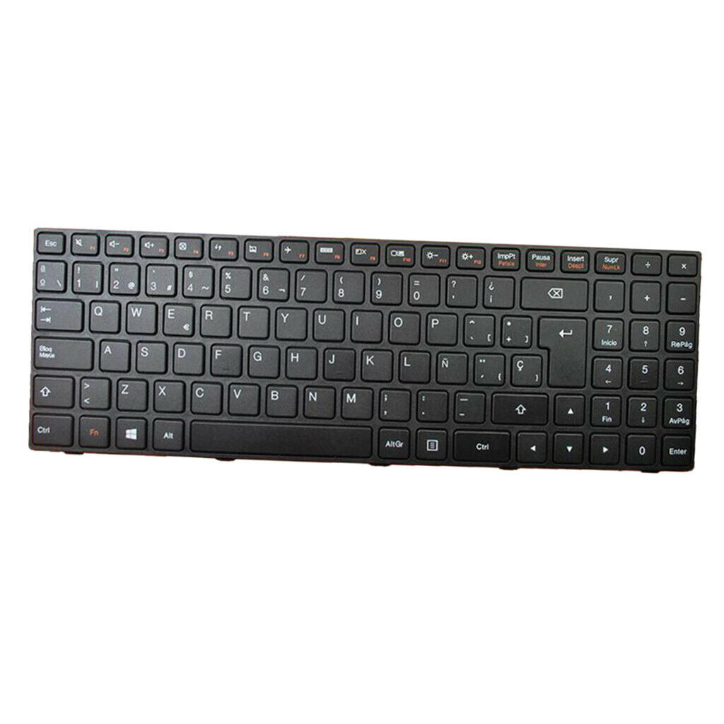 Laptop SP QWERTY Spanish Backlit Keyboard for Lenovo IdeaPad 100-15IBY Black