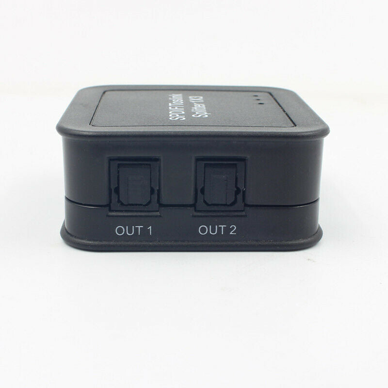 Digital Optical Fiber Distributor 1 in 3 SPDIF Audio Video Cable Splitter US HN