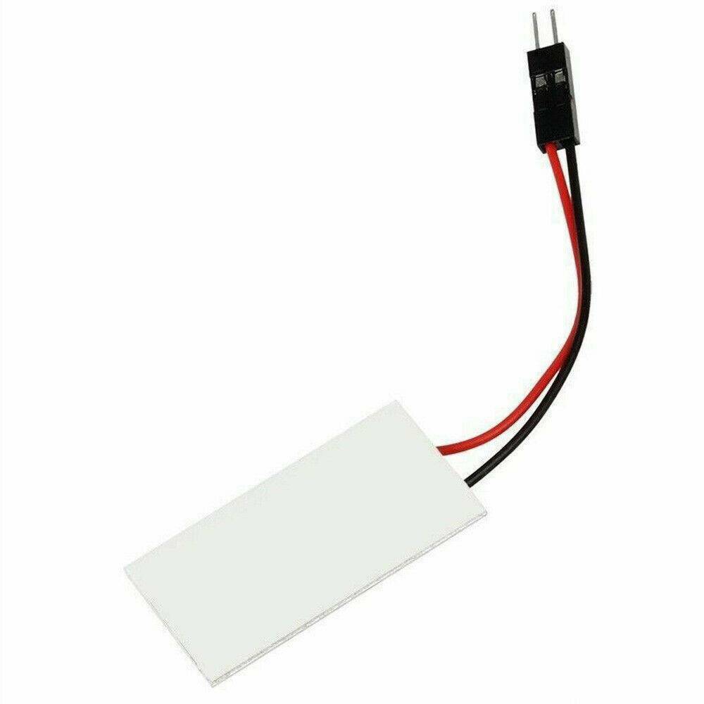 5PCS White Light COB LED T10 4W 12V Car Interior Panel Light Dome Lamp Bulb Set