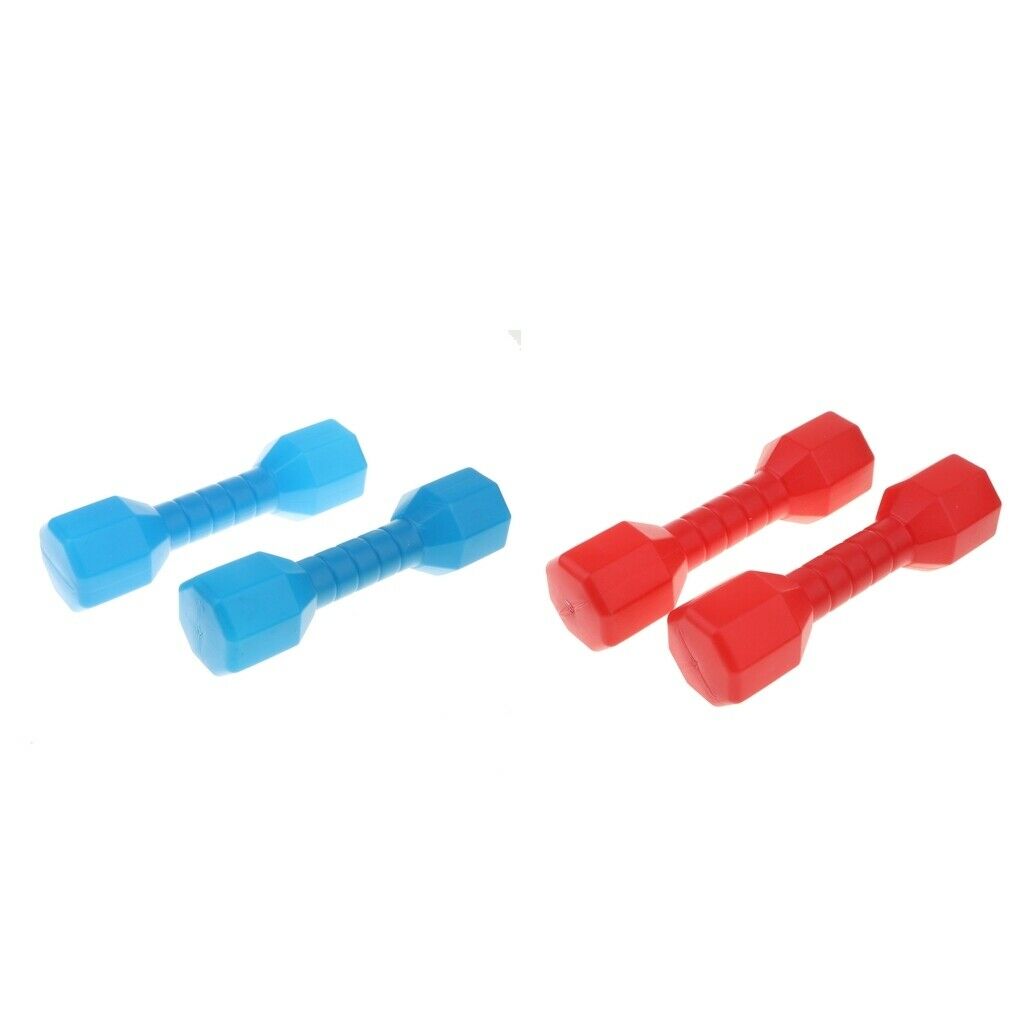 4pcs/set Dumbbell Preschool Kids Indoor Outdoor Exercise Toys Blue/Red