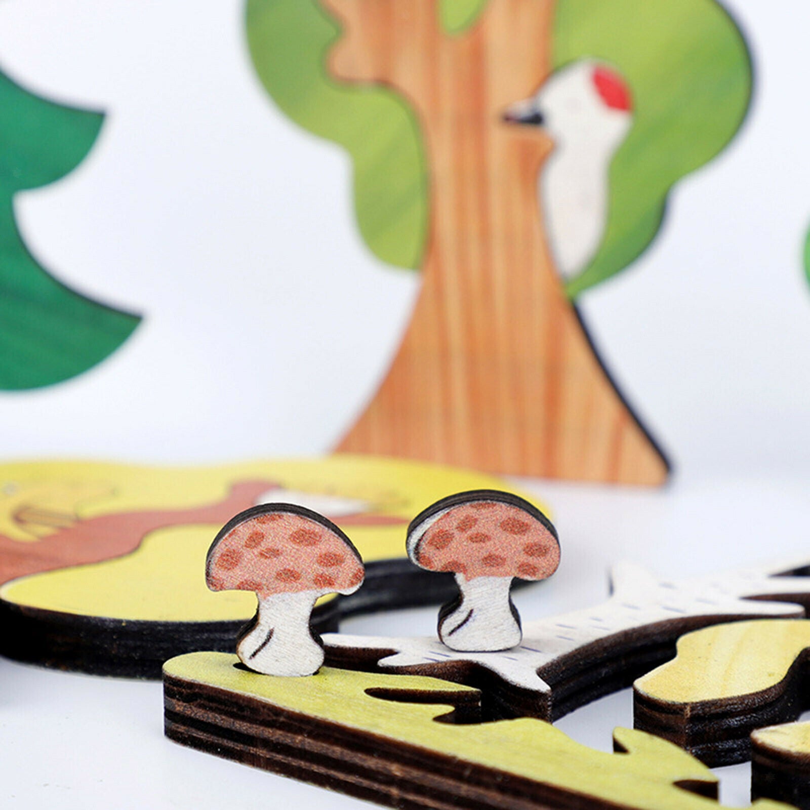 Wooden pieces puzzle child pattern block puzzle toddler educational toys
