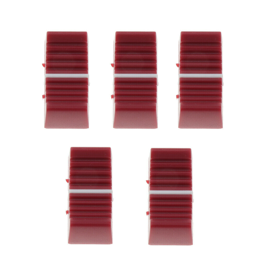 Pack of 15 Straight Sliding Potentiometer Mixer Fader Knob DIY Accessory