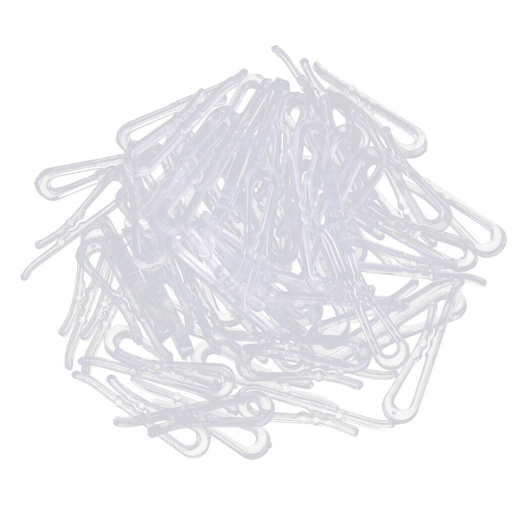 200Pcs Plastic Clip Pins For DIY Garment Packing