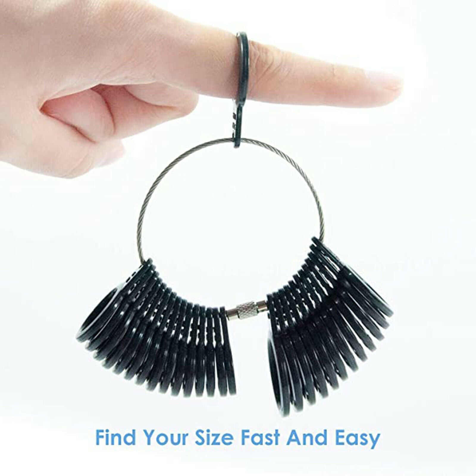 Ring Sizer Guage Measuring Tool Set US HK Sizes Belts for Jewelry Making