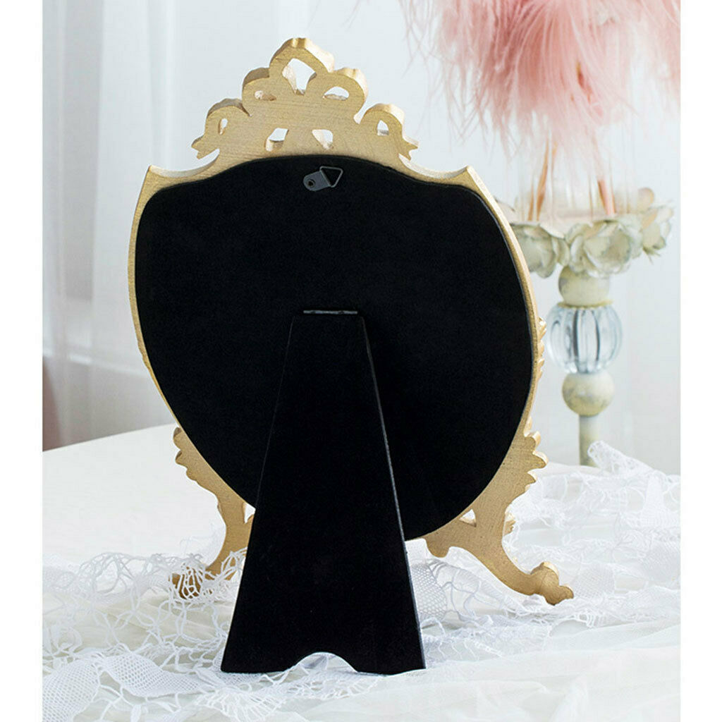 Decorative Makeup Mirror Oval Frame Bedroom Desktop Dresser Vanity Mirrors