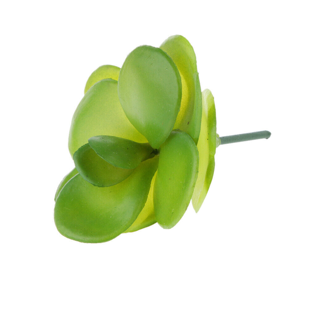 Artificial Juicy Real Touch Desert Rose Decor Green Foliage