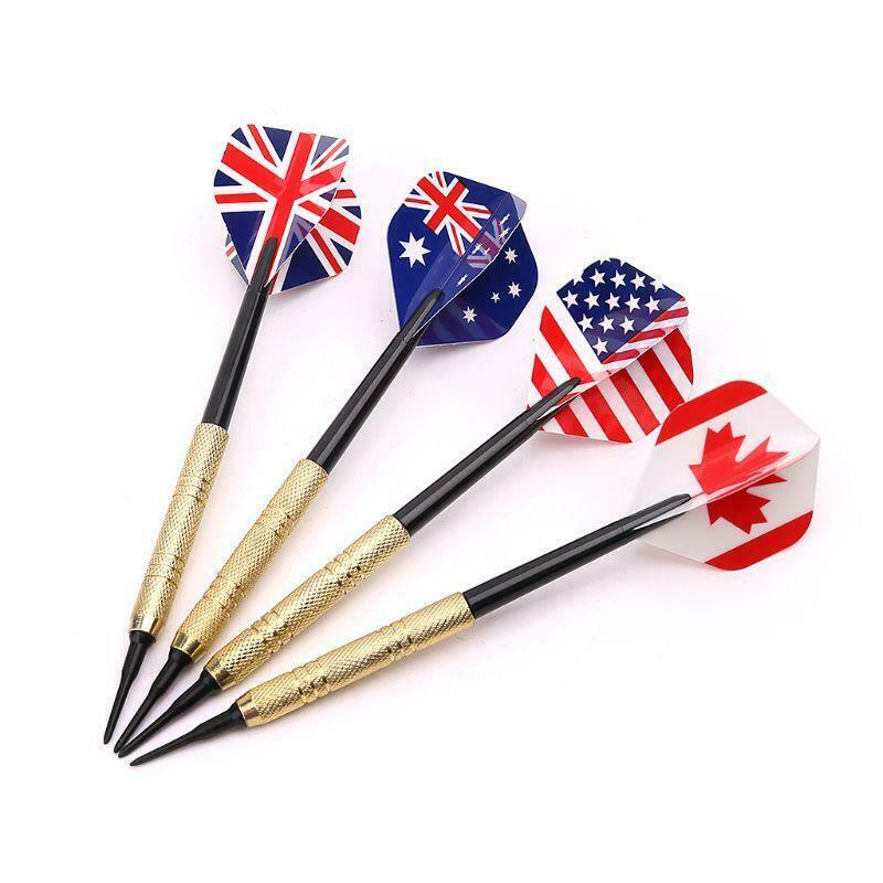 12pcs Soft Tip Darts With 36pcs Extra Tips Plastic Points Needle Electronic Dart