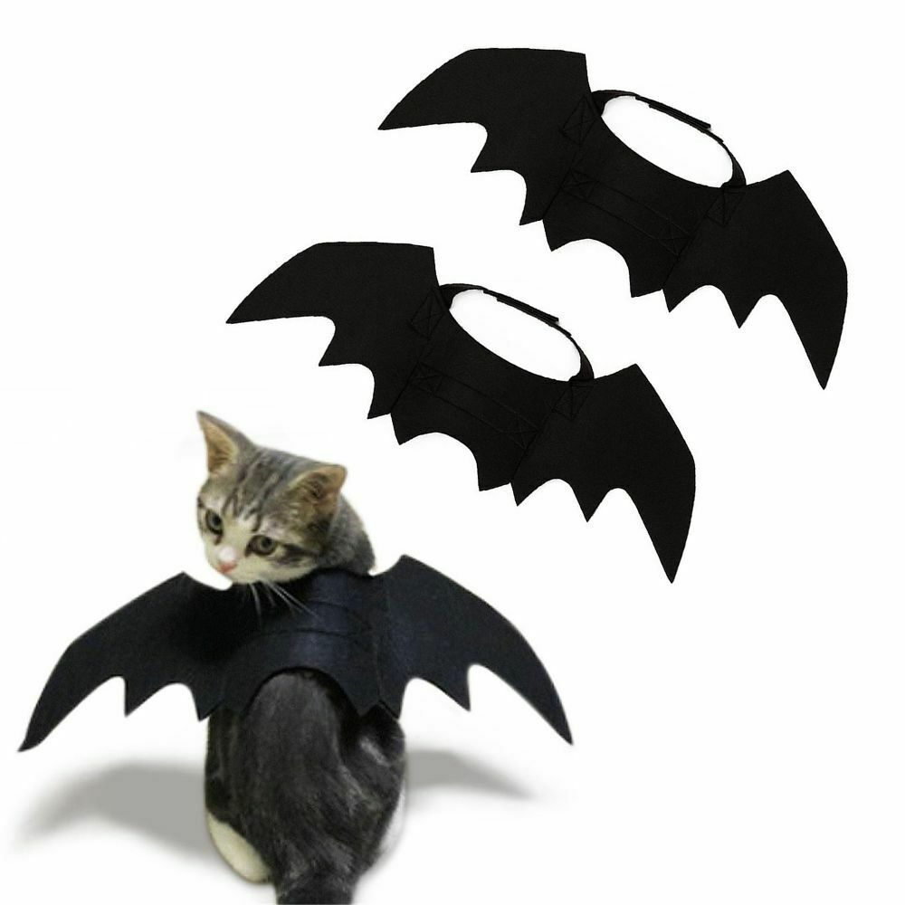 Bat Wings Cat Vest Cat Costume Halloween Decorations Cat Wings Pet Clothes
