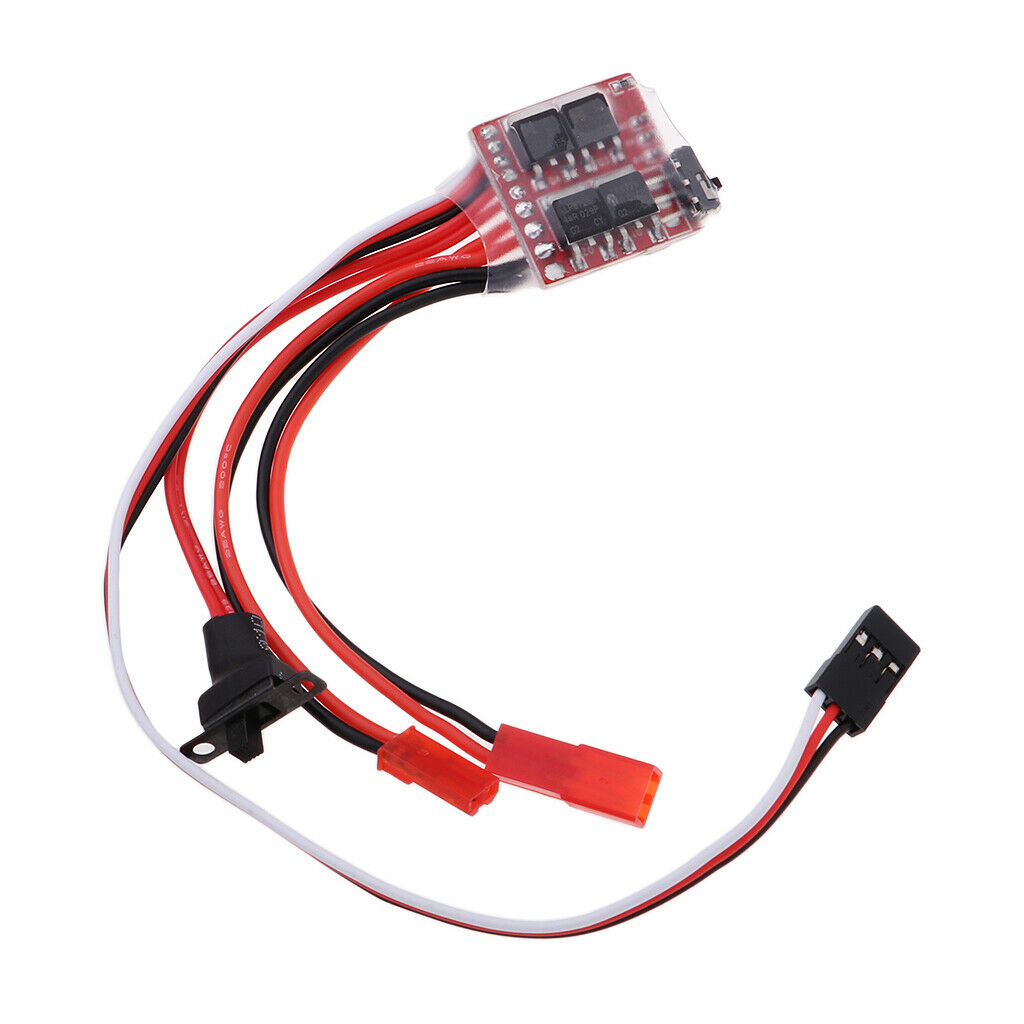 1:16 RC Car 30A ESC with Brake for WPL B36 B16 B14 B24 RC Military Truck