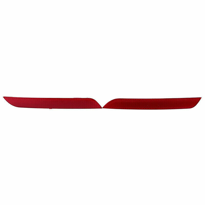 Pair Rear Bumper Reflectors Light Lamp DIY For BMW 5 Series F10 F18 2010-2013