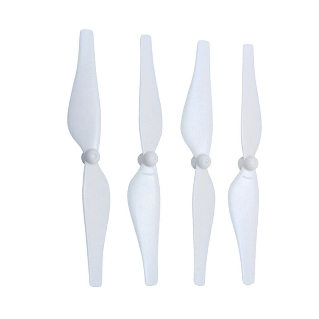 4 Pairs Durable Propeller Props for DJI TELLO Drone Spare Parts, White+Black