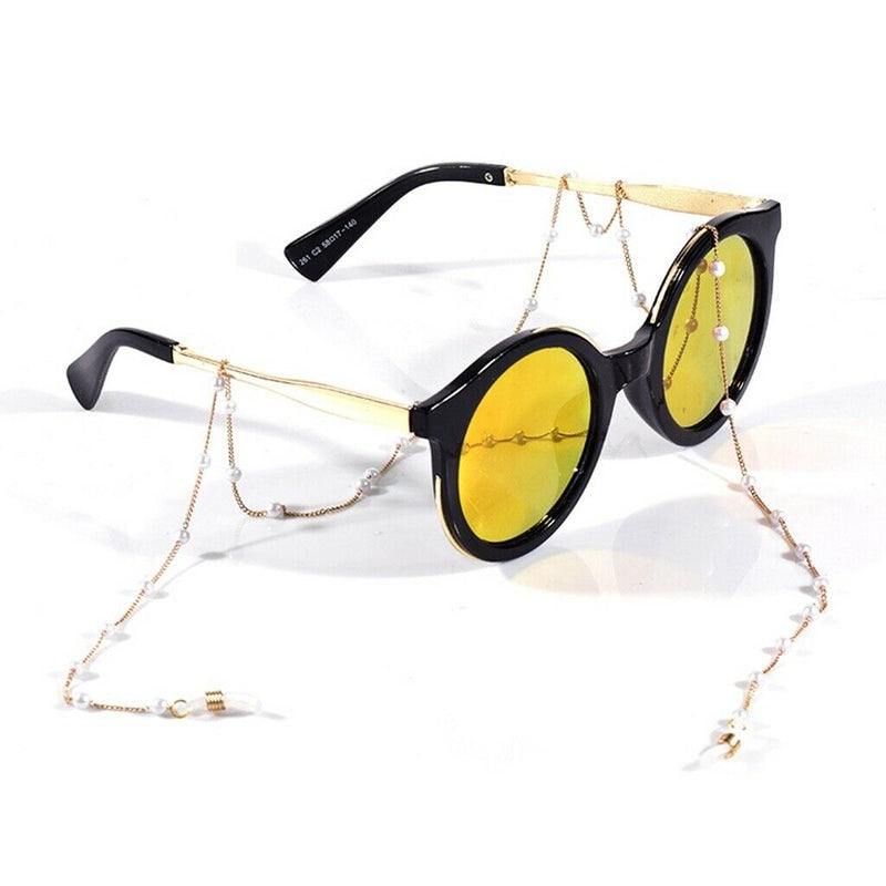 70cm Golden Eyeglasses Chain Link Anti Skid Lanyard Sunglasses Chain Decor