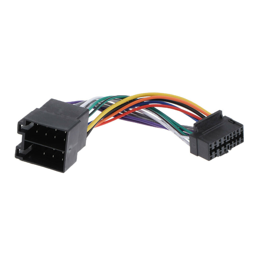 16Pin for Sony Radio to ISO Radio Play Plug Auto Wiring Harness Connector