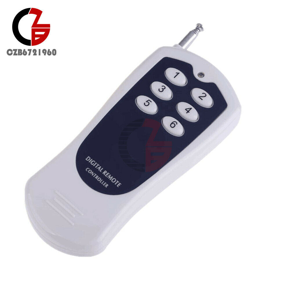 DC 12V 6-Channel RF Wireless Remote Control Switch Transmitter Module 315MHz