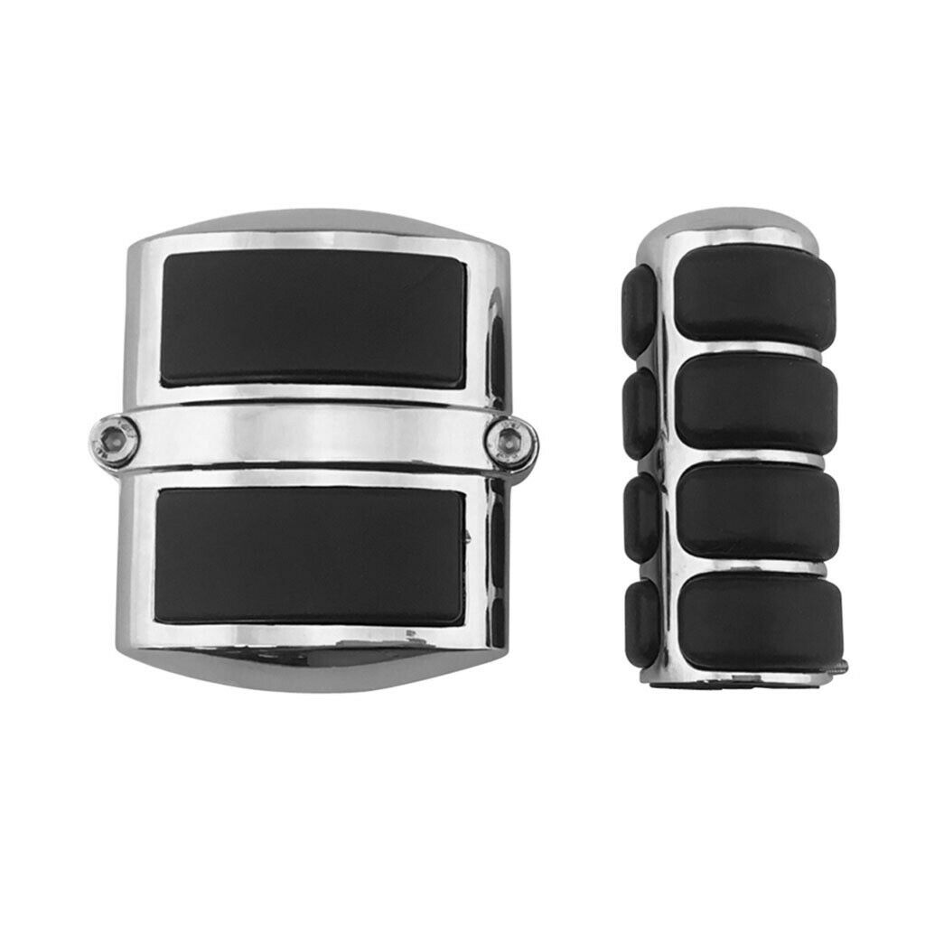 Alloy Gear Shift Lever Head Footpeg Pedals Cover Case for Motorcycles ATV