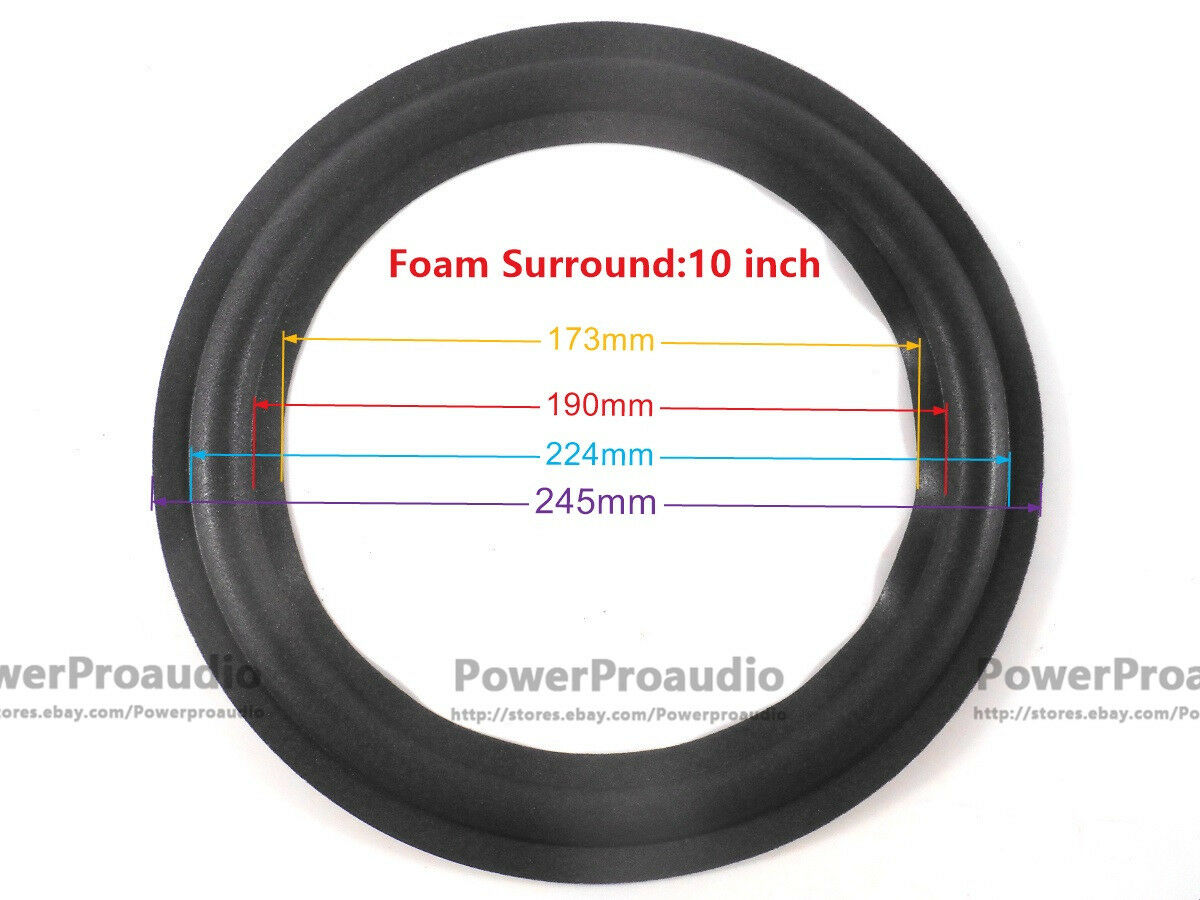 20 pcs ( 10 pairs )10 inch brand new speaker surround - Repair Foam  Surround