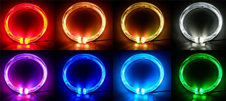 3.0inch h1 Bi xenon hid Projector lens Shrouds RGB app Bluetooth Led angel eyes