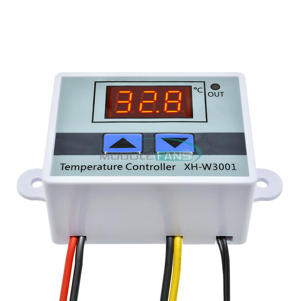 W3001 AC 110-220V Microcomputer Digital Temperature Controller with Switch Probe