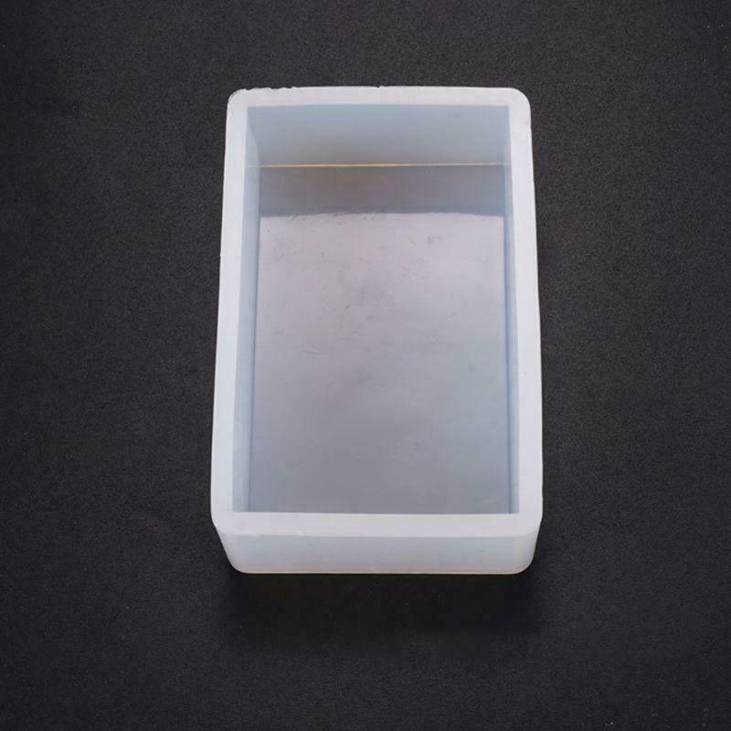 DIY Crystal Epoxy Glue Mold Rectangular Box Crafts Desktop Decorations Silicone