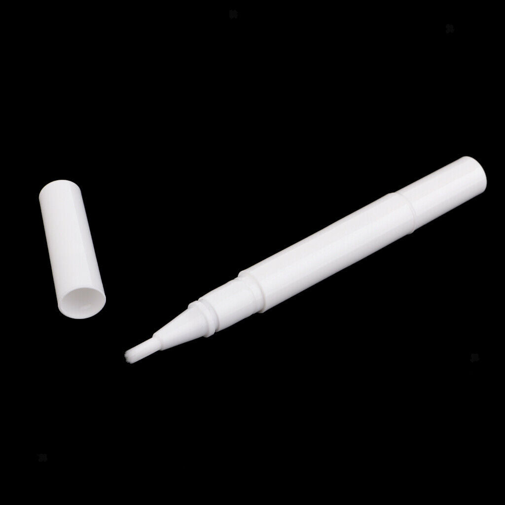 5Piece Empty Twist Pen Cosmetic Nail Lip Oil Eyelash Growth Tube 3ml White