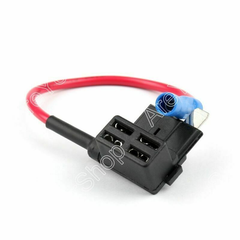 4Pcs Piggy Car Add Circuit ACU Back Pluggable Tap Standard Blade Fuse Holder CN